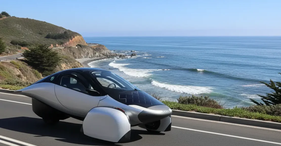 carro movido energia solar: aptera inicia produção e chega em 2026