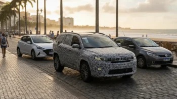 jeep commander híbrido leve: flagra revela sistema 48V para 2027